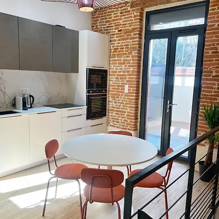 Апартаменты Le Candelier - Centre - Luxe - Terrasse - Clim Тулуза