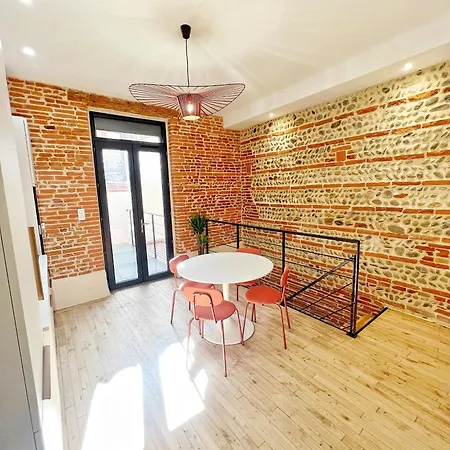 Апартаменты Le Candelier - Centre - Luxe - Terrasse - Clim Тулуза